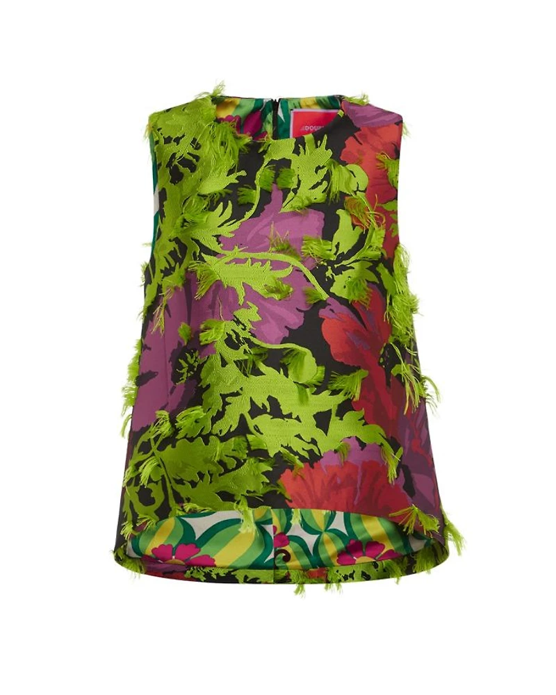 La Scala Top Wonderland Fil Coupe Multicolor