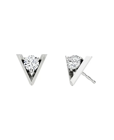 Vrai V Solitaire Studs