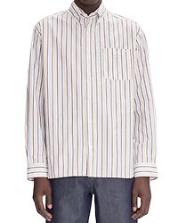A. p.c. Mateo Printed Button Down Shirt