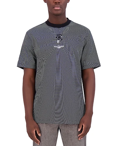 Karl Lagerfeld Paris Little Karl Pattern Blocked Tee