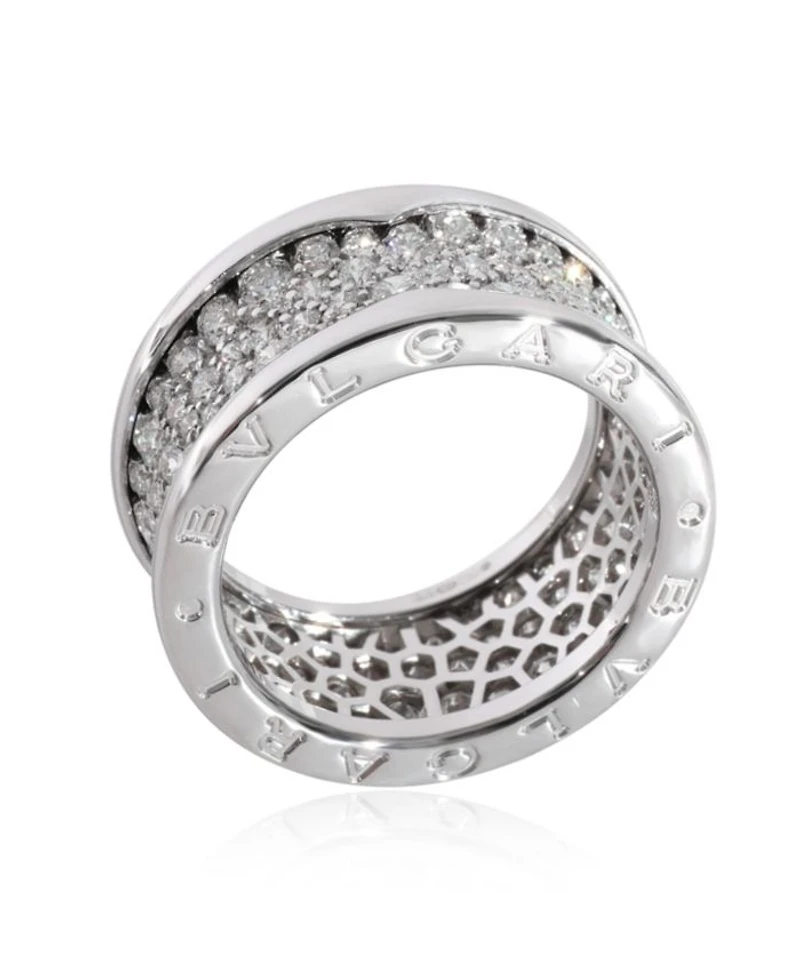 B.zero1 18k White Gold Ring