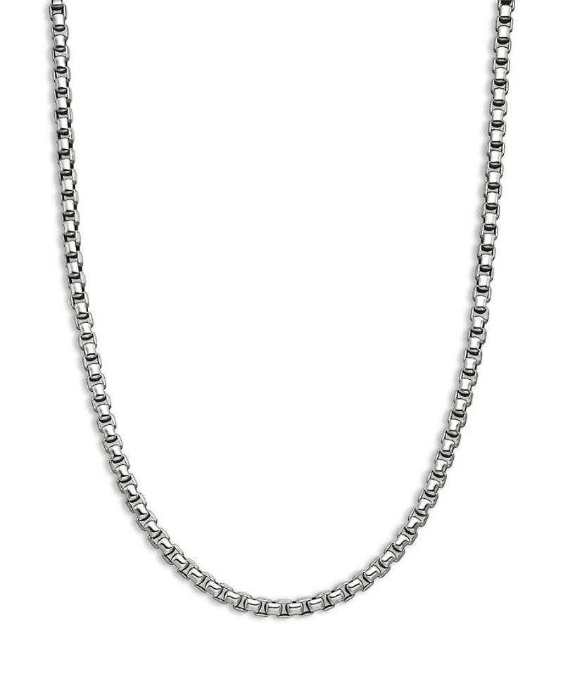 Men's Sterling Silver Extra Large Box Chain, 5.2mm