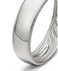 Men's 18K White Gold Classic Band