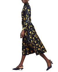 Amelia Satin Shirt Dress