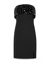 Indy Combo Velvet Crystal Embellished Mini Dress