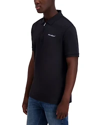 Half Zip Signature Logo Polo Shirt