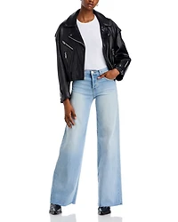 Mid Rise Wide Leg Palazzo Jeans Cielito
