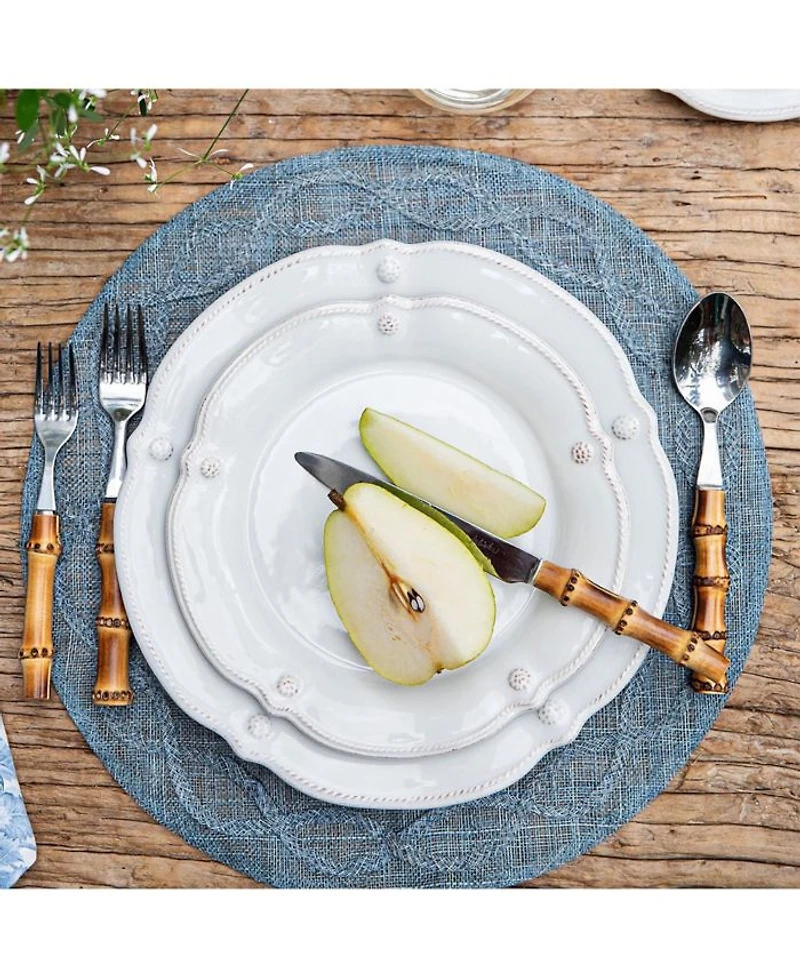 Berry & Thread Whitewash 16 Piece Dinnerware Set, Service for 4