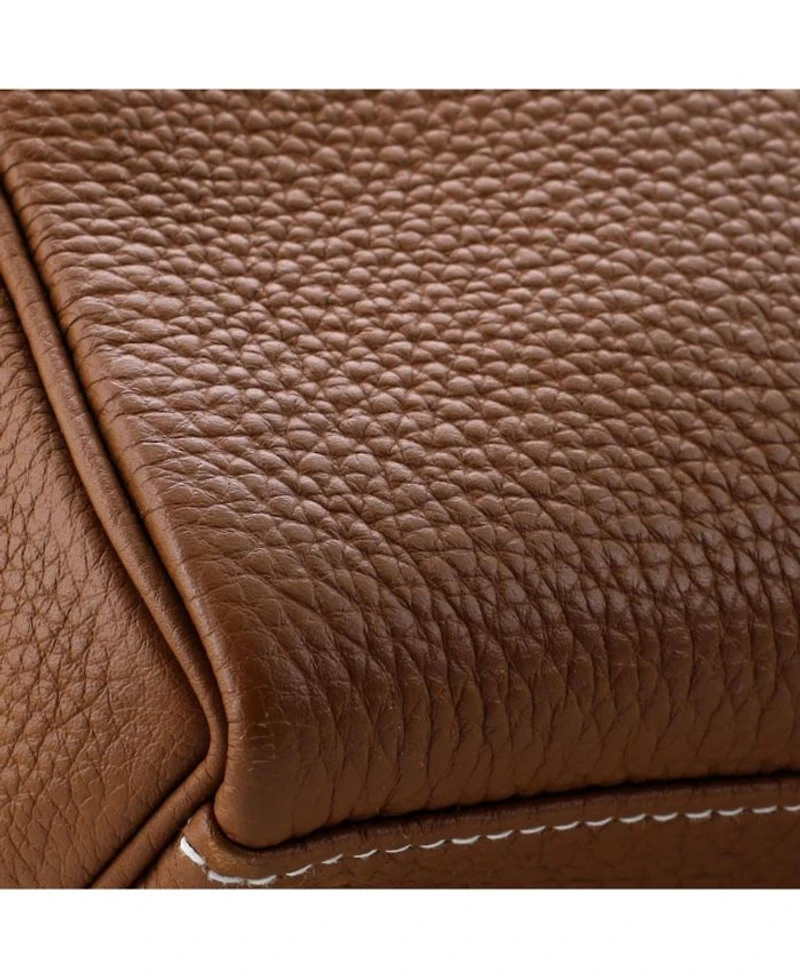Kelly 28 Handbag Brown Togo with Gold Hardware