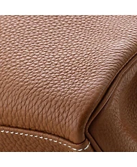 Kelly 28 Handbag Brown Togo with Gold Hardware