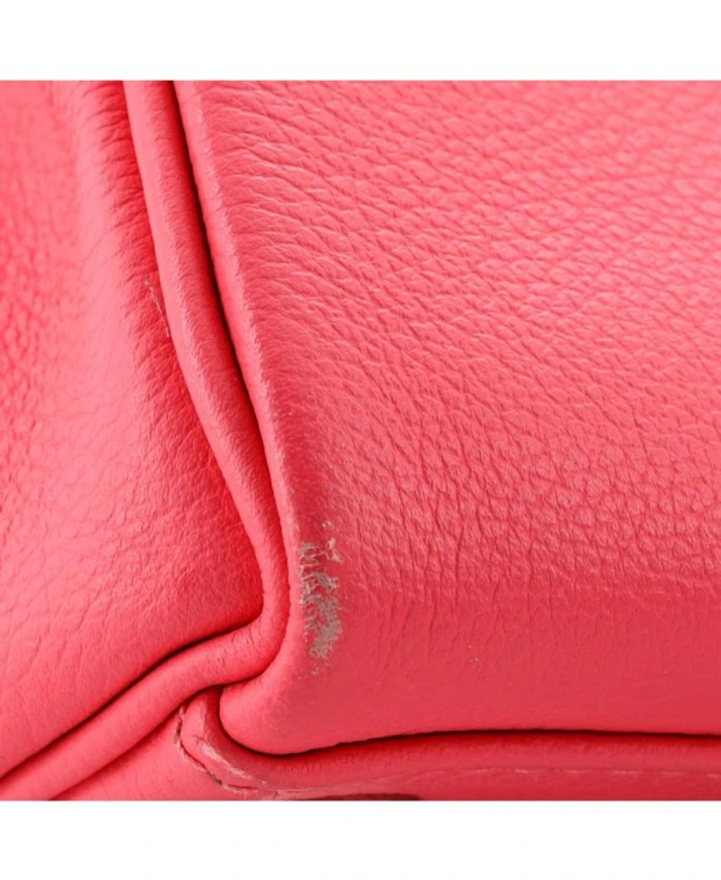 Kelly 28 Handbag Pink Evercolor with Palladium Hardware