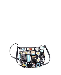 Sursoie To Go Pouch Printed Silk and Leather