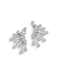 Bloomingdale's Fine Collection Diamond Pear Spray Statement Earrings