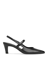 Whistles Women's Cecily Pointed Toe Slingback Kitten Heel Pumps