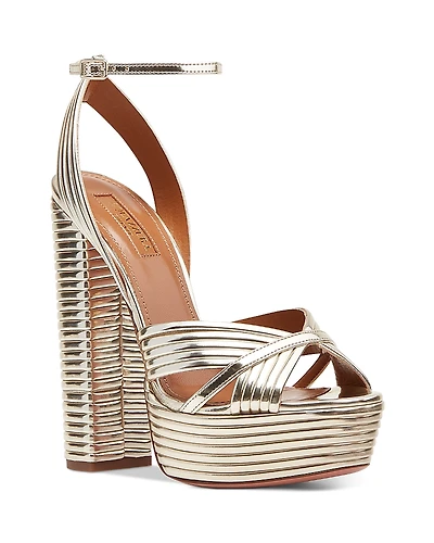 Aquazzura Women's Sundance Plateau 140 Platform Sandals