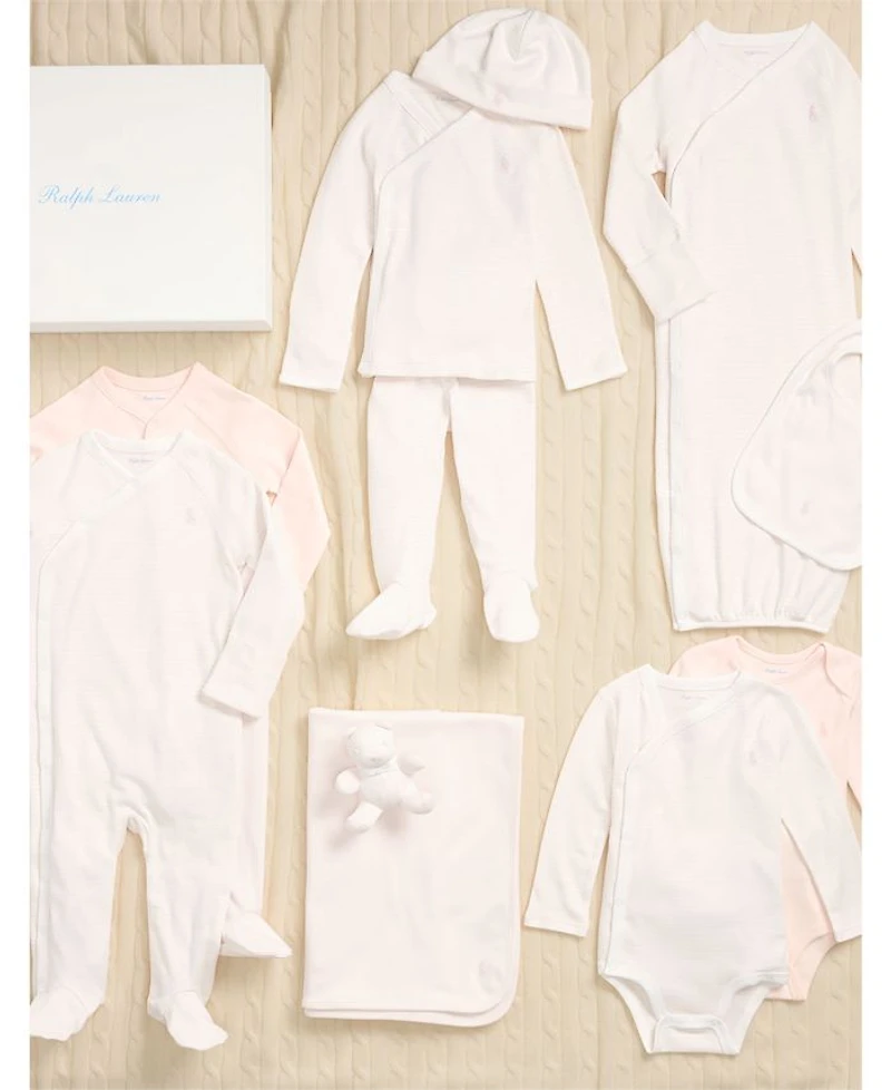 Unisex 11 Piece Organic Cotton Gift Set - Baby