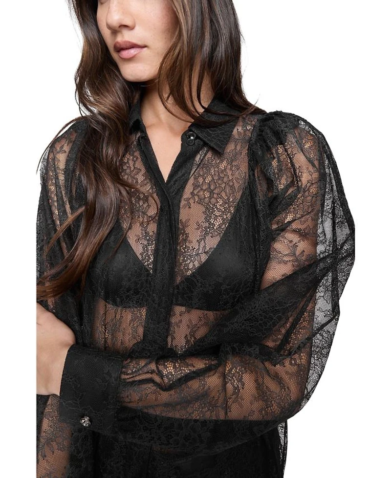 Cleo Lace Sleeve Shirt