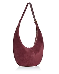 Slouch Suede Hobo Shoulder Bag