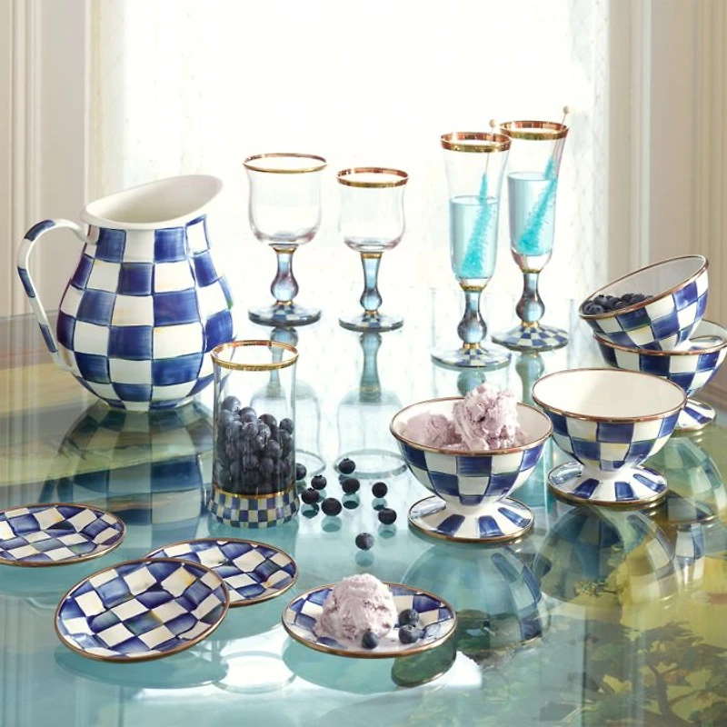 Royal Check Pitcher