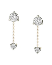 Adina Reyter 14K Yellow Gold Diamond Amigos Chain Post Earrings