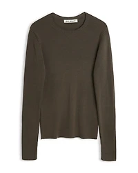 Ribbed Crewneck Sweater