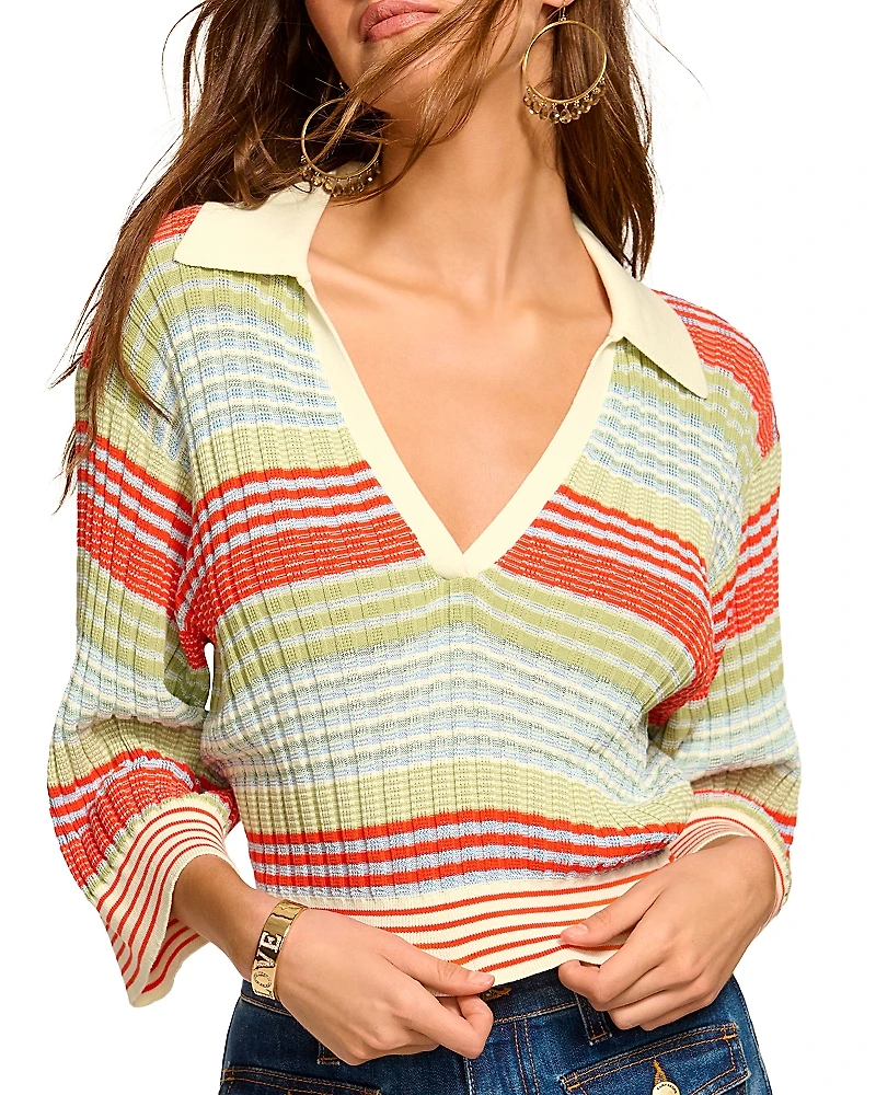 Ramy Brook Azaria Striped Top