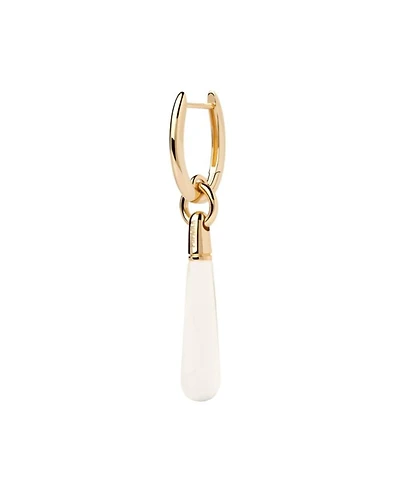 Women's Rock Crystal Large Jupiter Single Hoop