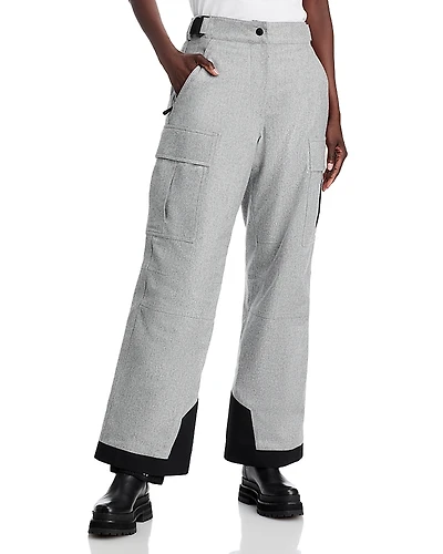 Moncler Padded Technical Wool Ski Pants