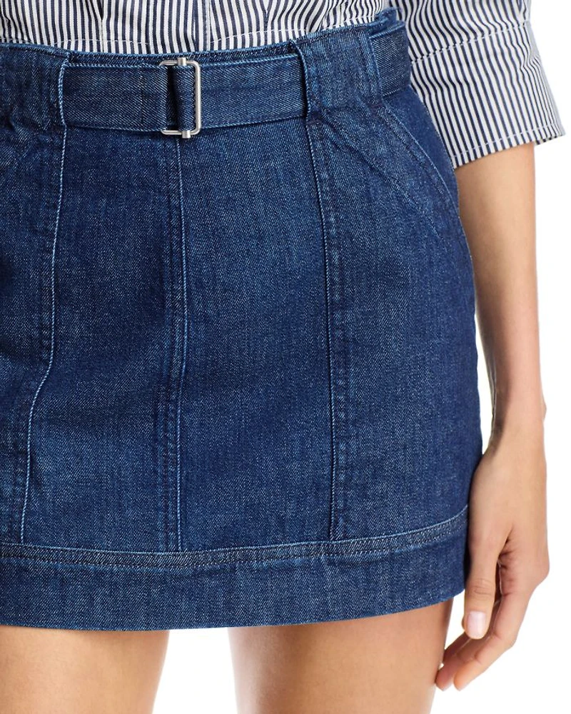 Harlowe Mixed Media Mini Dress