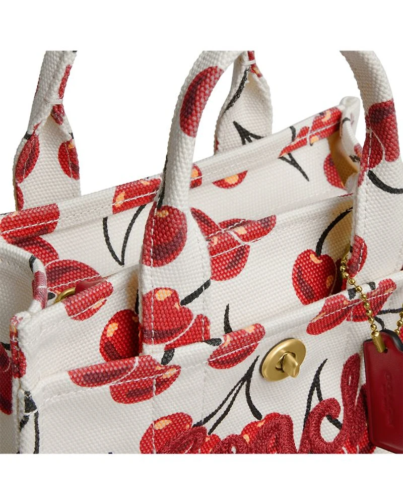 Cargo Tote Bag 20 with Cherry Print