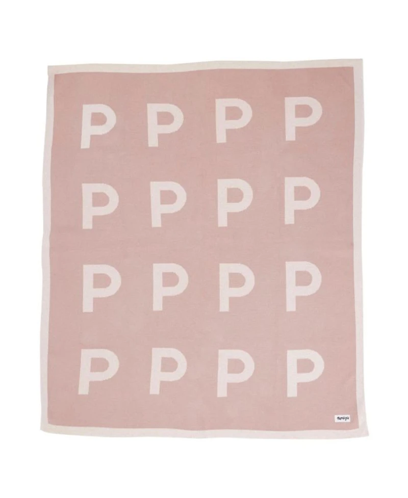 Unisex Ballet Pink Multi Letter Blanket - Baby, Little Kid