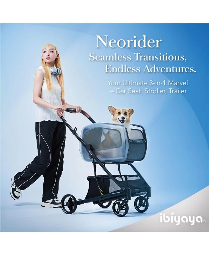 NeoRider Multi-purpose Detachable Pet Stroller-Wagon