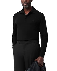 Lacoste Long Sleeve Ribbed Collar Polo Shirt