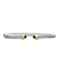 David Yurman Cable Classics Bracelet with Black Onyx and 14K Gold