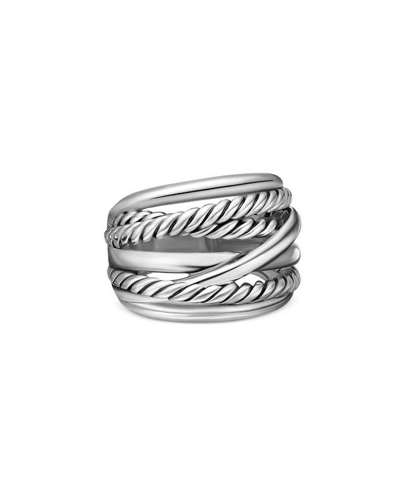 Crossover Wide Ring