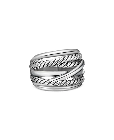 Crossover Wide Ring