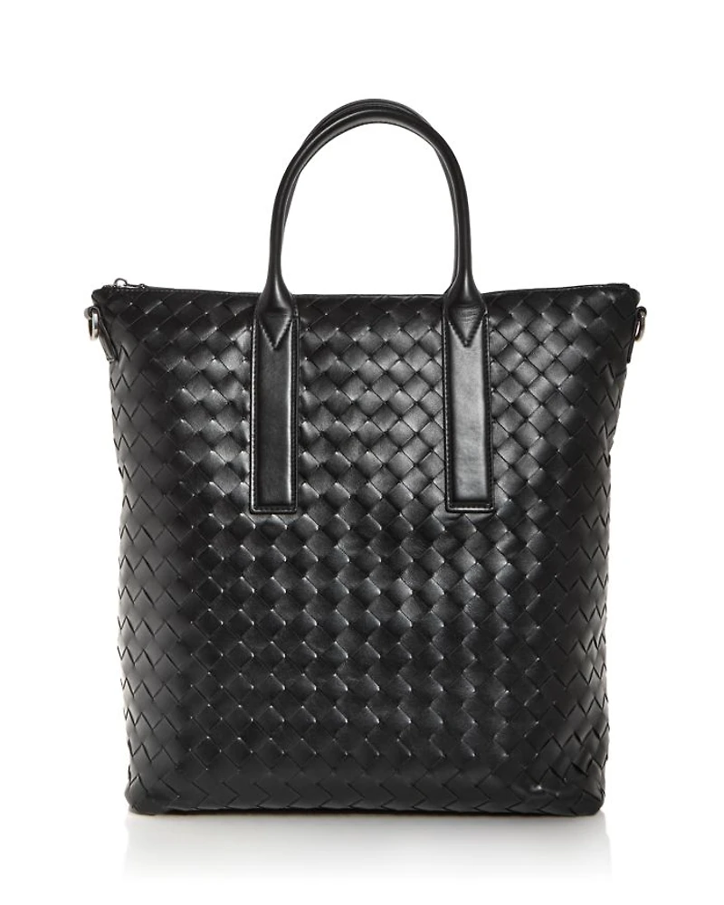 Intrecciato Leather Tote