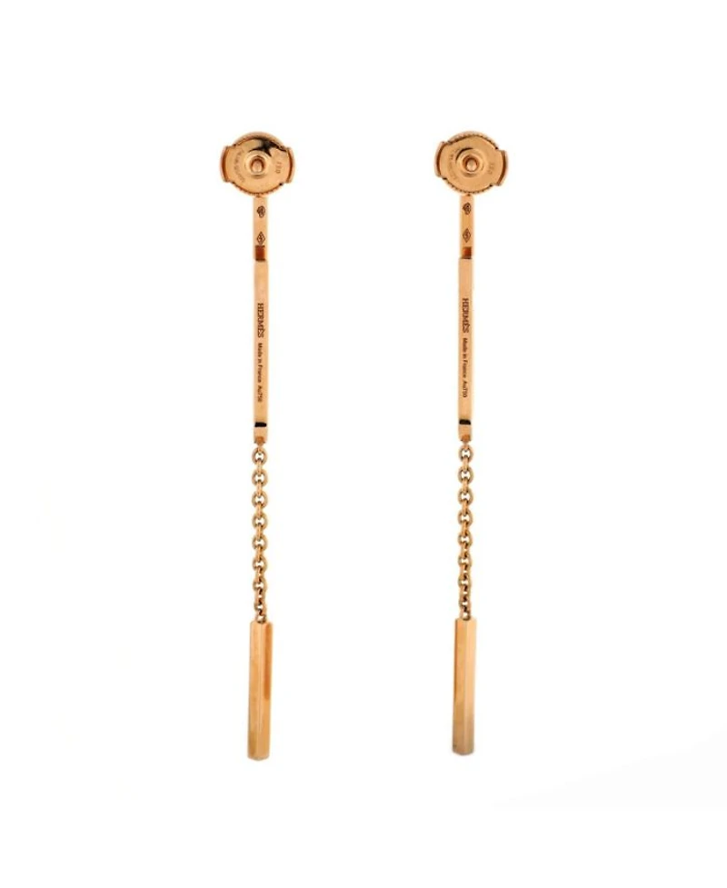Ever Chaine d'Ancre Dangling Earrings 18K Rose Gold