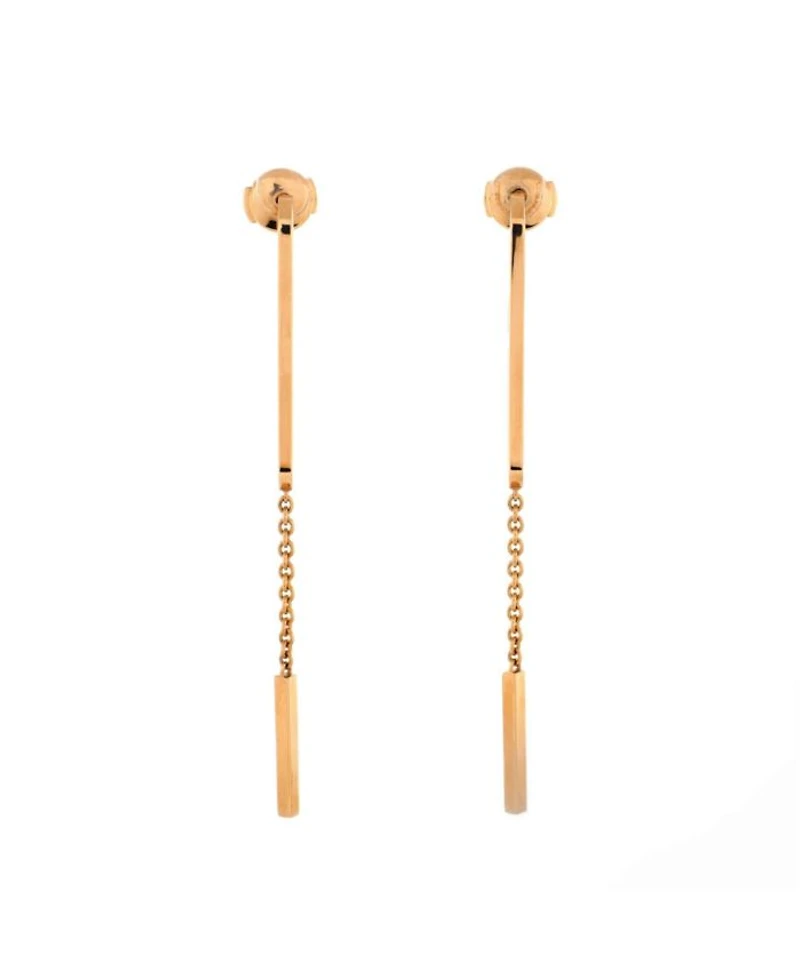 Ever Chaine d'Ancre Dangling Earrings 18K Rose Gold