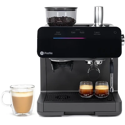 Ge Profile Semi Automatic Espresso Machine + Frother