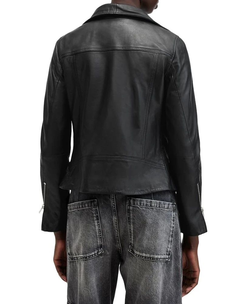 Ellis Leather Biker Jacket
