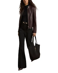 Polly Ribbed Roll Neck Top