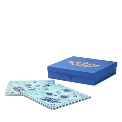 Oggetti Iris Square Charger Plates, Set of 2