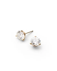 Certified Lab Grown Diamond Stud Earrings 14K Yellow or White Gold, 3.0 tcw