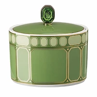 Rosenthal Swarovski Signum Sugar Bowl 7 oz. Fern Green