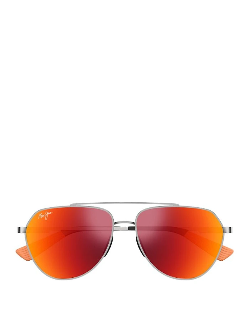 Waiwai Teardrop Sunglasses, 59mm