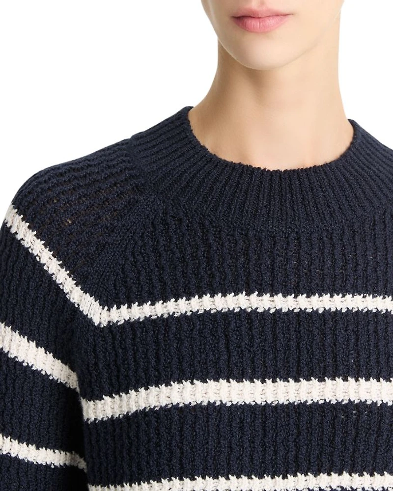Ribbed Striped Sweater