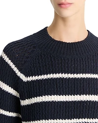 Ribbed Striped Sweater