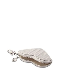 Quilted Metallic Heart Purse