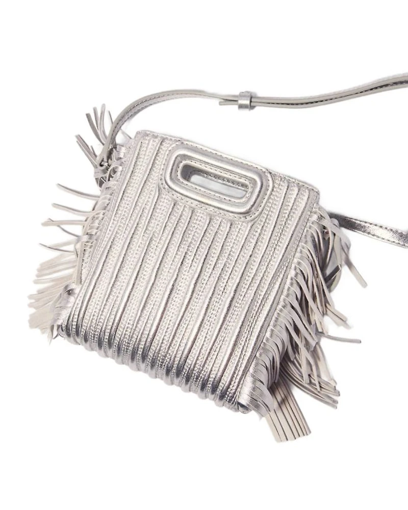 Metallic Quilted Leather M Mini Bag